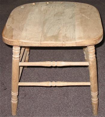 ColonialStyleMapleChairShowingTheSeatLegsAndStretchersReGlued