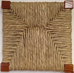 LargeCoarseStrandedSeagrassInDiagonalCrossPattern